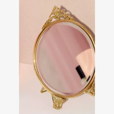 Urban Outfitters Vintage Round Mirror - Gold ALL at Urban Outfitters