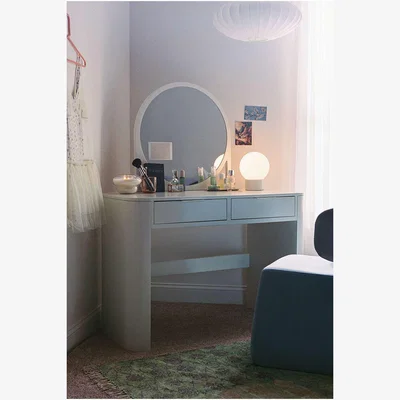 Urban Outfitters Kane Mirror Vanity - Blue L: 44" x W: 20" x H: 55" at Urban Outfitters