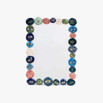 Wolf & Badger Inner Eye Collection Handmade Ceramic Luck Mirror | Feeling Good Inside
