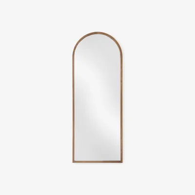 Westwing Full-Length Leaner Mirror Levan with Oak Wood Frame