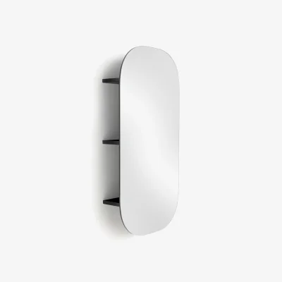 Westwing Frameless Wall Mirror Bryan with Shelf