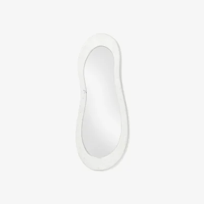 Westwing Wall Mirror Meringue with Marble Frame