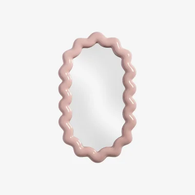 Westwing Oval Wall Mirror Zigzag