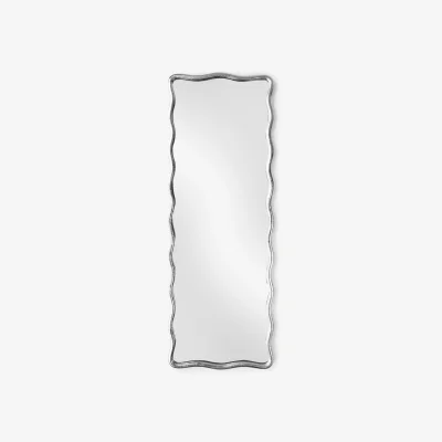 Westwing Full Length Mirror Reggie with Wavy Metal Frame
