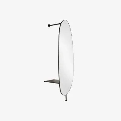 Westwing Wall Mirror Ophelia with Clothes Rail and Shelf