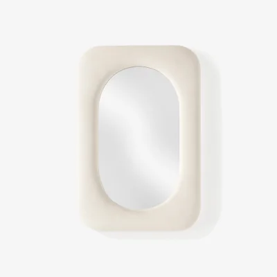 Westwing Wall Mirror Zola with Velvet Frame