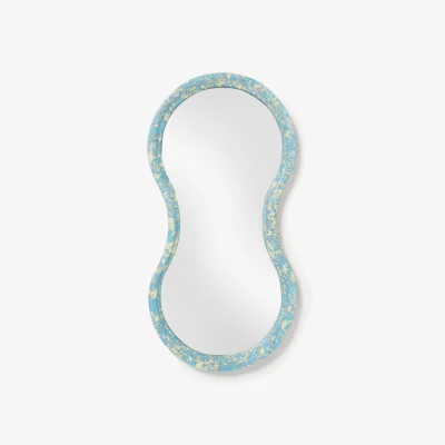 Westwing Wall Mirror Elara with Engineered Marble Frame