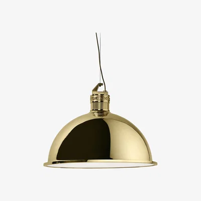 Amara GHIDINI 1961 - Factory Suspension Light - Brass - Large