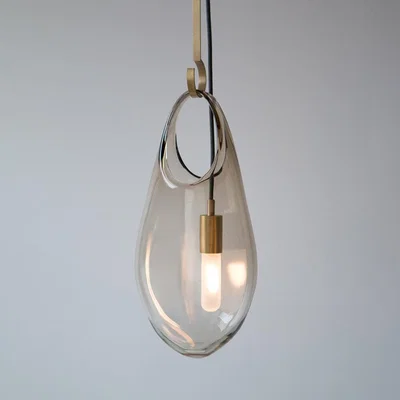 Amara SkLO - Hold 12 Pendant Light - Olivin & Brushed Brass