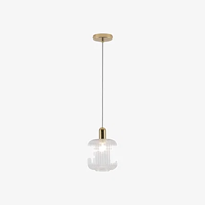 Amara Ribbed Glass Shade Ceiling Light
