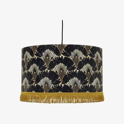 Amara MINDTHEGAP - Ravenala Drum Ceiling Light - Dark - Large