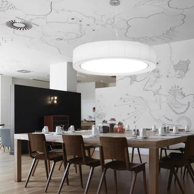 Amara Bover - Urban 120 Ceiling Pendant - White