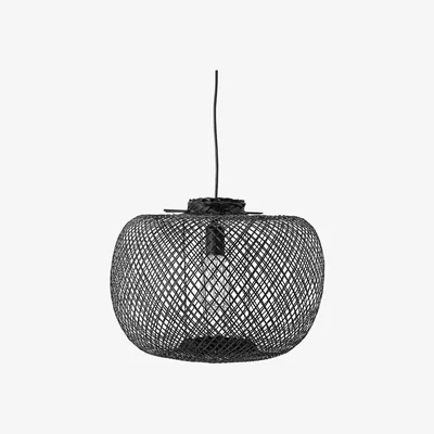 Amara Bloomingville - Bamboo Pendant Light - Black