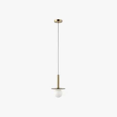 Amara Brass Plate Pendant Light