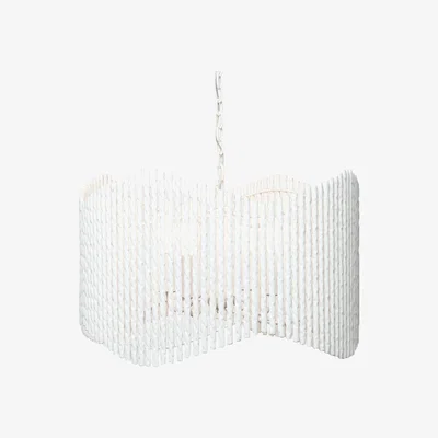 Amara Made Goods - Camille Chandelier - White