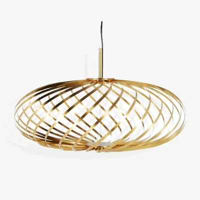 Amara Spring Pendant Light - Brass