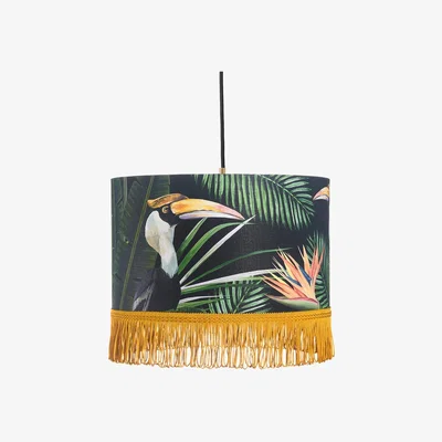 Amara MINDTHEGAP - Birds of Paradise Drum Ceiling Light - Small
