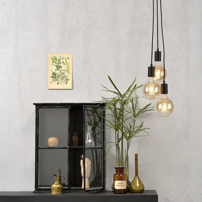 Amara It's About RoMi - Oslo Ceiling Light - Black - 3 Bulb