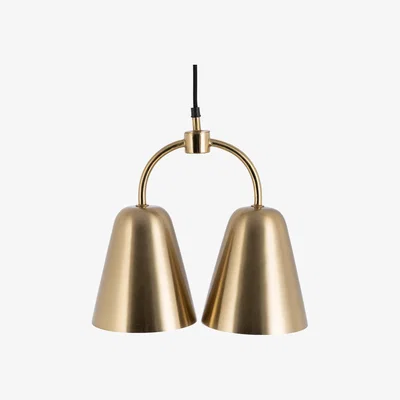 Amara Luxe - Brass Double Cone Pendant Light
