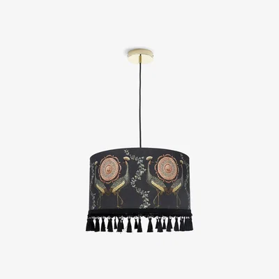 Amara MINDTHEGAP - Garden Birds Drum Ceiling Light - Large