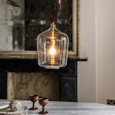 Atkin & Thyme Esther Glass Pendant Light