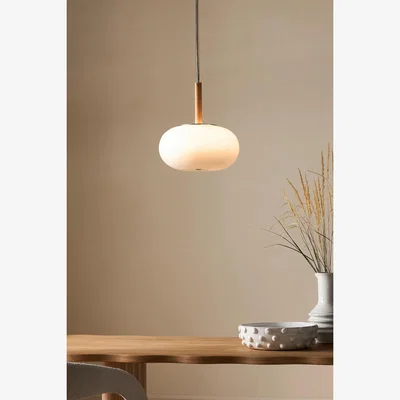 Anthropologie Dora Glass Semi-Flush Pendant