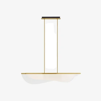 Andrew Martin Nyra Pendant Brass, Pendant Light, Plated Brass - Andrew Martin