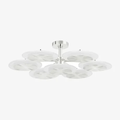 Andrew Martin Topaz Polished Nickel, Light - Andrew Martin
