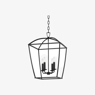 Andrew Martin Briony Pendant Light Aged Iron, Light - Andrew Martin