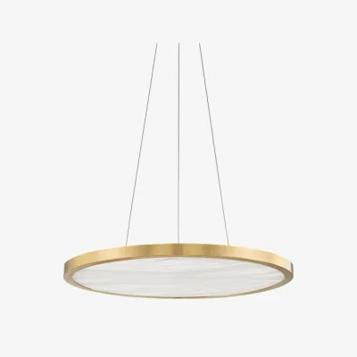 Andrew Martin Eastport Pendant Light, Light, Brass - Andrew Martin