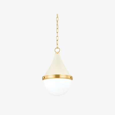 Andrew Martin Ciara Pendant Light Soft Cream, Light - Andrew Martin