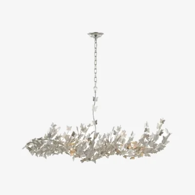 Andrew Martin Farfalle Pendant Silver, Pendant Light, Burnished Silver Leaf - Andrew Martin