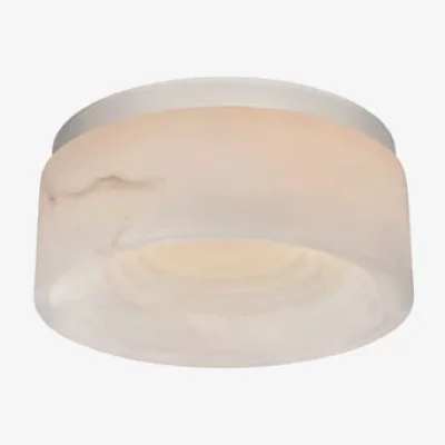Andrew Martin Otto Flush Nickel, Flush Mount, Small, Polished Nickel - Andrew Martin