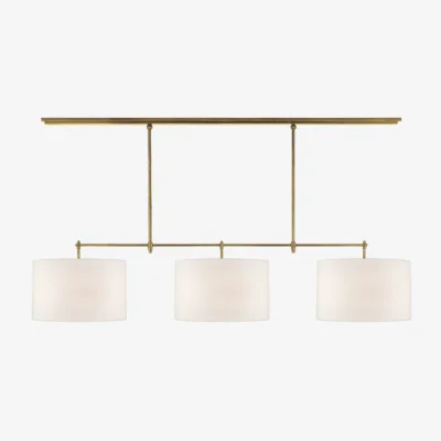 Andrew Martin Bryant Pendant Brass, Ceiling Light, Large, Hand-Rubbed Antique Brass - Andrew Martin