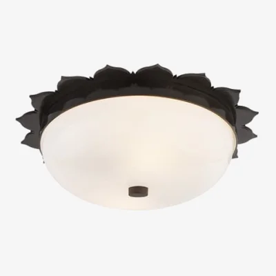 Andrew Martin Rachel Flush Light Gunmetal, Ceiling Light, Gun Metal - Andrew Martin
