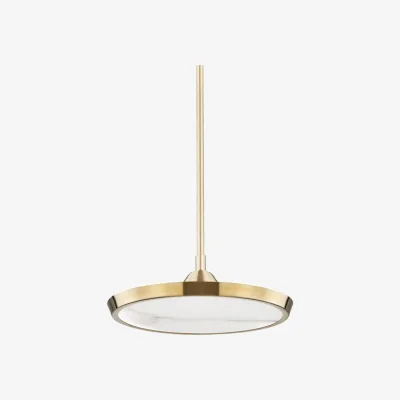 Andrew Martin Draper Pendant Light, Light, Brass - Andrew Martin