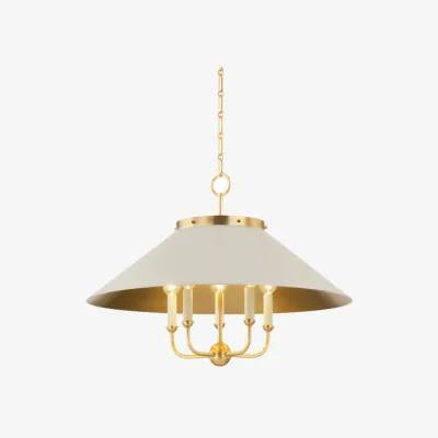 Andrew Martin Clivedon, Light, Brass/White - Andrew Martin