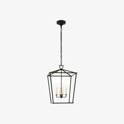 Andrew Martin Darlana Pendant Aged Iron, Pendant Light, Mini - Andrew Martin