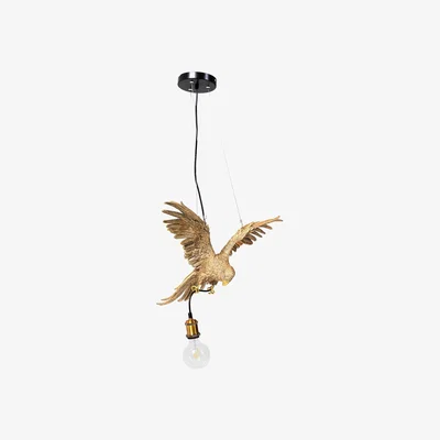 Barker and Stonehouse Parrot Pendant Light, Gold | Barker & Stonehouse