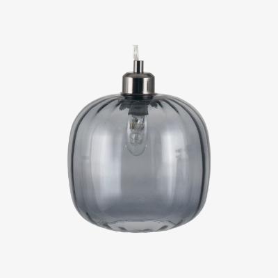 Barker and Stonehouse Grey Glass Oval Pendant Light | Barker & Stonehouse