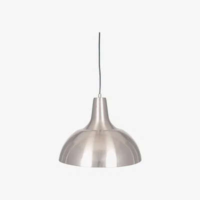 Barker and Stonehouse Brushed Chrome Pendant Light, Silver | Barker & Stonehouse