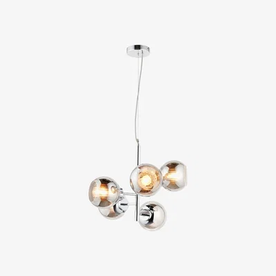 Barker and Stonehouse Chrome Cluster Pendant Light, Silver | Barker & Stonehouse
