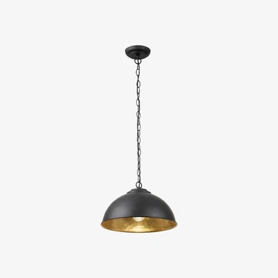 Barker and Stonehouse Black and Gold Pendant Light
