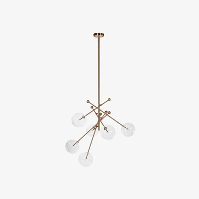 Barker and Stonehouse Glass Ball Pendant Light Metal | Barker & Stonehouse