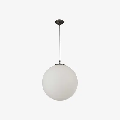 Barker and Stonehouse White Ball Drop Pendant Light Glass | Barker & Stonehouse