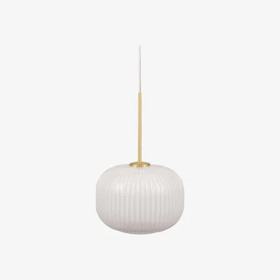Barker and Stonehouse White Glass Pendant Light | Barker & Stonehouse