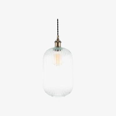 Barker and Stonehouse Tall Glass Pendant Light | Barker & Stonehouse