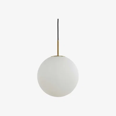 Barker and Stonehouse Large White Ball Pendant Light | Barker & Stonehouse