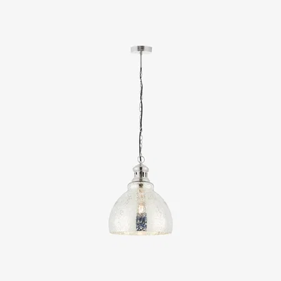 Barker and Stonehouse Silver Dome Pendant Light | Barker & Stonehouse