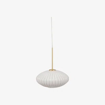 Barker and Stonehouse White Oval Pendant
